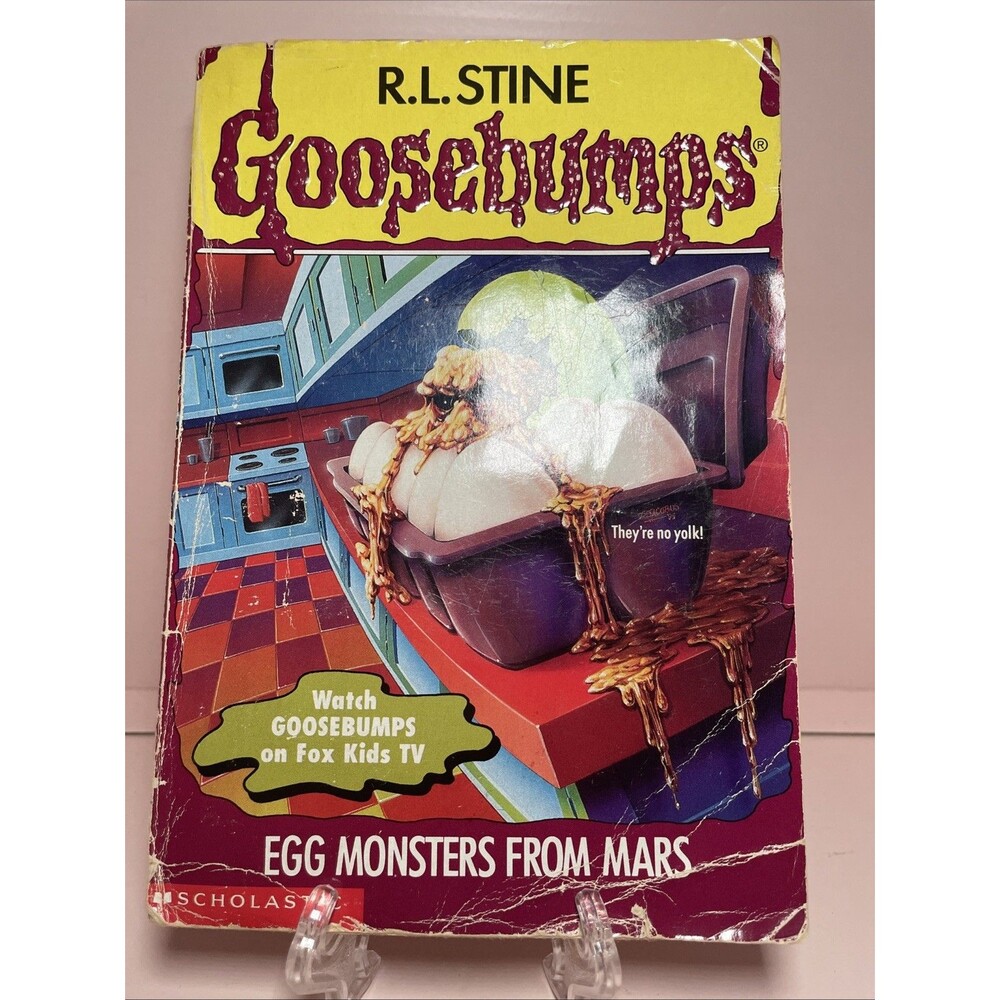 1st Scholastic Print Goosebumps #42 Egg Monsters From Mars RL Stine Halloween